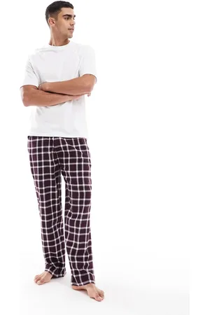 River Island Check pyjama set in