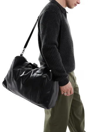 French Connection French Connection faux leather weekend holdall bag in