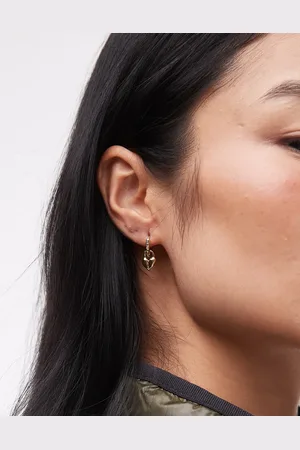 Bimba y Lola Heart hoop earrings in