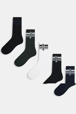 JACK & JONES 5 pack tennis socks in