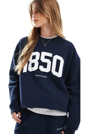 4th & Reckless X Felicia Wedin Apres Ski 1850 graphic crew neck sweatshirt co-ord in