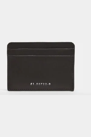 River Island Leather card holder in dark