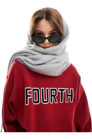 4th & Reckless X Felicia Wedin Apres Ski logo jersey jacquard knit jumper in
