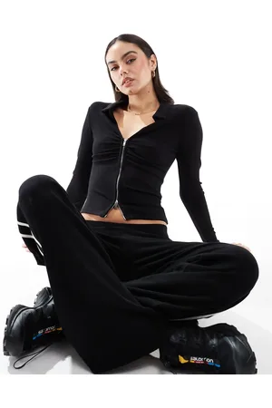 Stradivarius Zip through polo top in