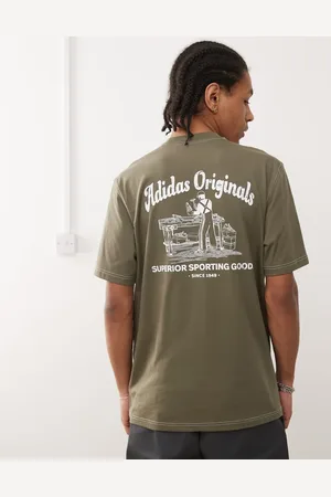 adidas Wabash t-shirt in khaki