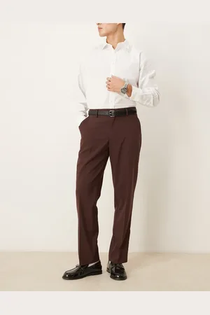 ASOS Smart straight leg trousers in