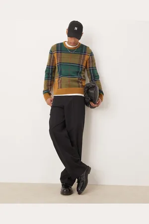 GANT Knitted check jumper in