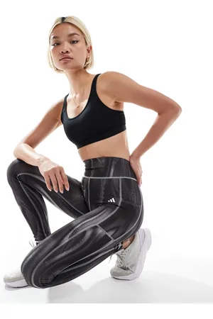 adidas Adidas Training D4T light support sports bra in