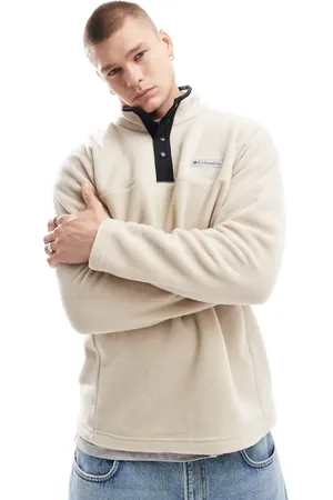 Columbia Steens Mountain II half snap fleece in cream