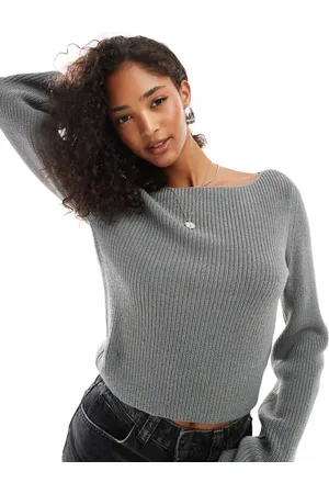 Threadbare Fitted jumper with split sleeve in