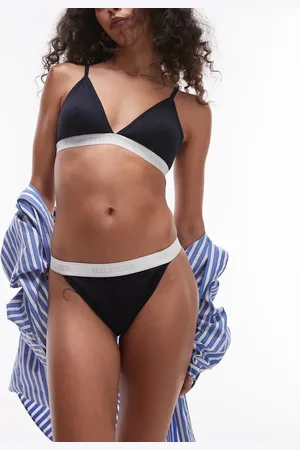 Tommy Hilfiger Tanga thong with white logo taping in