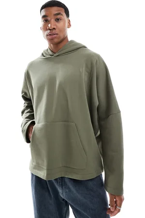 ASOS Oversized hoodie in khaki