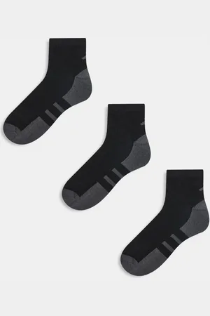 adidas Adidas Running Essentials ankle socks in black and grey 3 pack