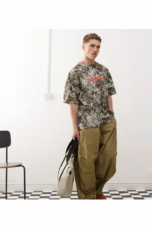COLLUSION Oversized camo print t-shirt in