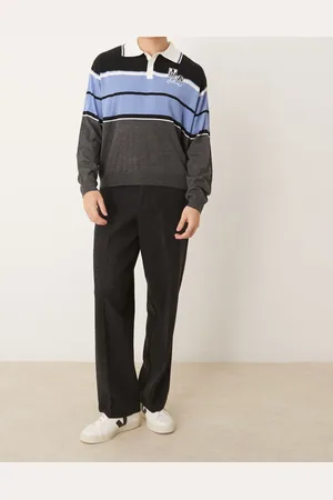 ASOS Smart wide leg trousers in texture