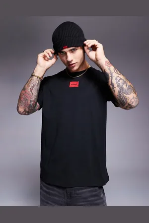 HUGO BOSS Hugo Diragolino box logo tshirt in