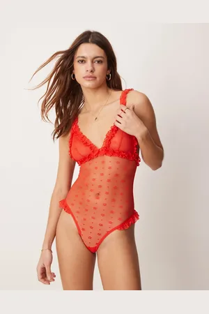 ASOS Honor lace frill soft body in