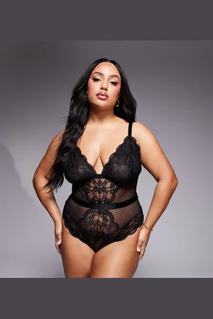 ASOS ASOS DESIGN Curve Lola lace soft body in