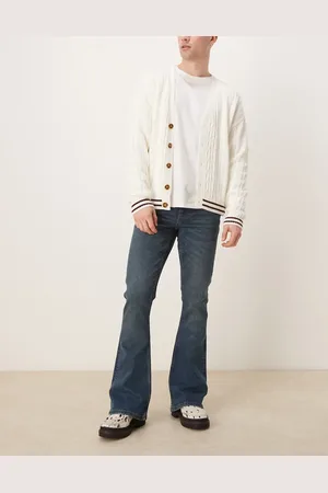 ASOS Stretch flare jeans in dark wash