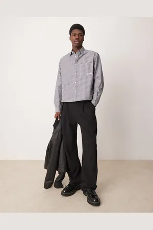 ASOS Extreme oversized smart joggers with pleats in black