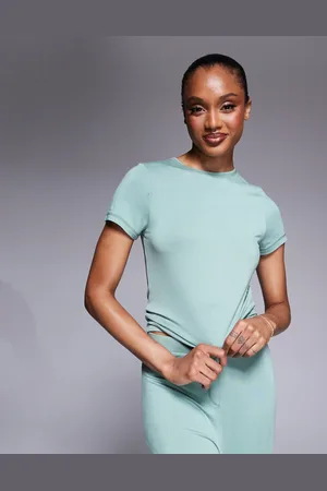 ASOS Mix & match super soft baby tee pyjama top in green