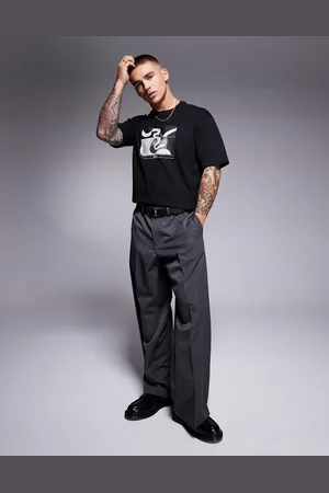 HUGO BOSS Te_Barragan x-ray snake logo print t-shirt relaxed fit in