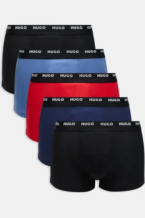 HUGO BOSS HUGO Bodywear 5-pack trunks in , blue and red