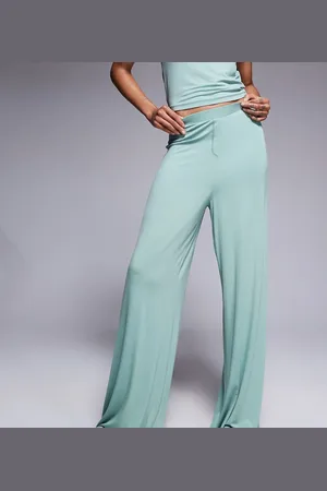 ASOS ASOS DESIGN Tall mix & match super soft pyjama trouser in green