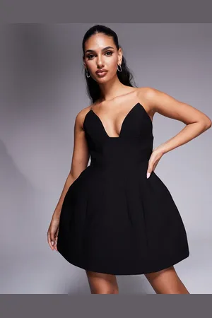 Bardot Bandeau structured mini dress in