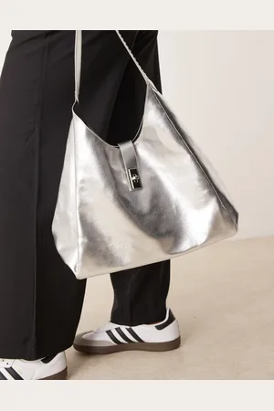 Glamorous Slouch clasp detail large tote bag in