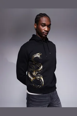 Armani Exchange Lunar capsule snake hoodie in