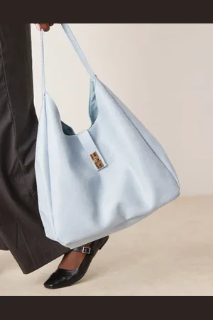 Glamorous Slouch clasp detail large tote bag in