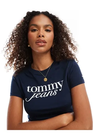 Tommy Hilfiger Retro script baby t-shirt in and white