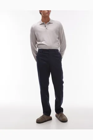 MANGO Herringbone tailored trouser in