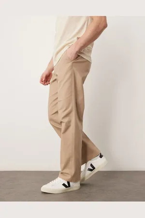 ASOS Smart straight leg cotton premium chino in tan