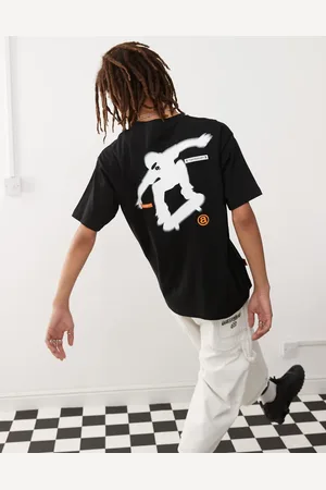A Bathing Ape Aape By A Bathing Ape skater print t-shirt in black