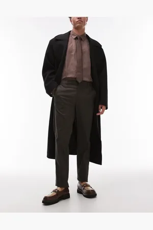 MANGO Herringbone tailored trouser in