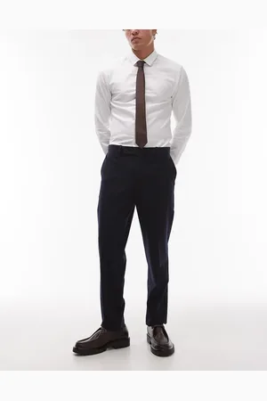 MANGO Slim fit smart tailored trouser in