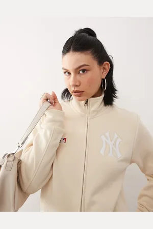 47 Brand NY Yankees track jacket in sand