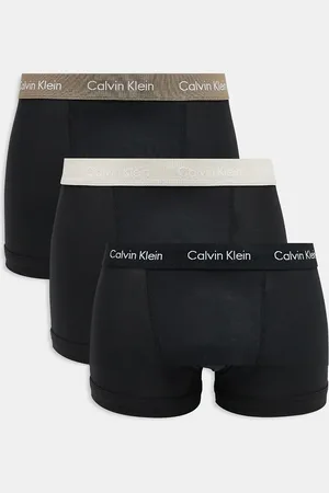 Calvin Klein 3 pack in with beige waistbands - ASOS Exclusive
