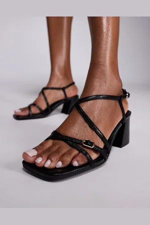 River Island Strappy block heel sandal in