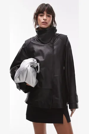 ASOS Deconstructed leather jacket in