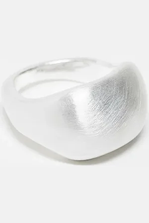 ASOS Ring in bubble brushed detail in tone