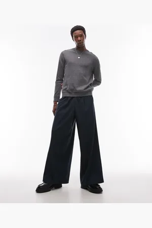 Topman Pull on trousers in check print