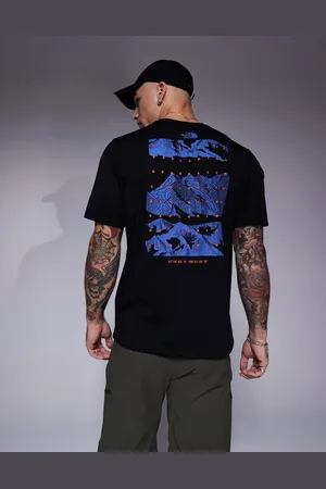 The North Face Foundation mountain backprint t-shirt in
