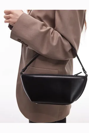 MANGO Squared round shoulder bag in