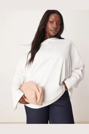 Glamorous Woven clutch bag in beige
