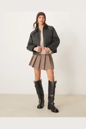 Abercrombie & Fitch Short utility workwear jacket in