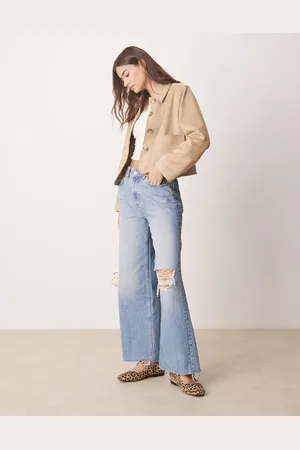 Abercrombie & Fitch Suede cropped jacket in