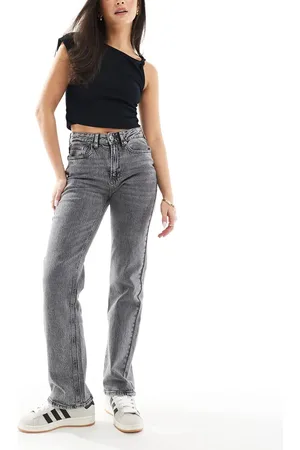VERO MODA Tessa high rise straight leg jeans in medium